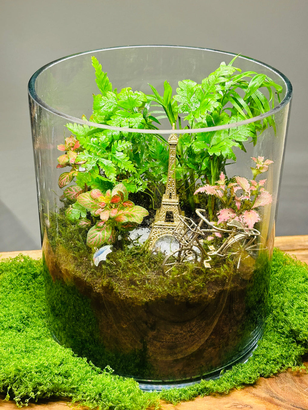 Paris Terrarium-Eiffel Tower Miniature Garden Handmade Gift Sydney