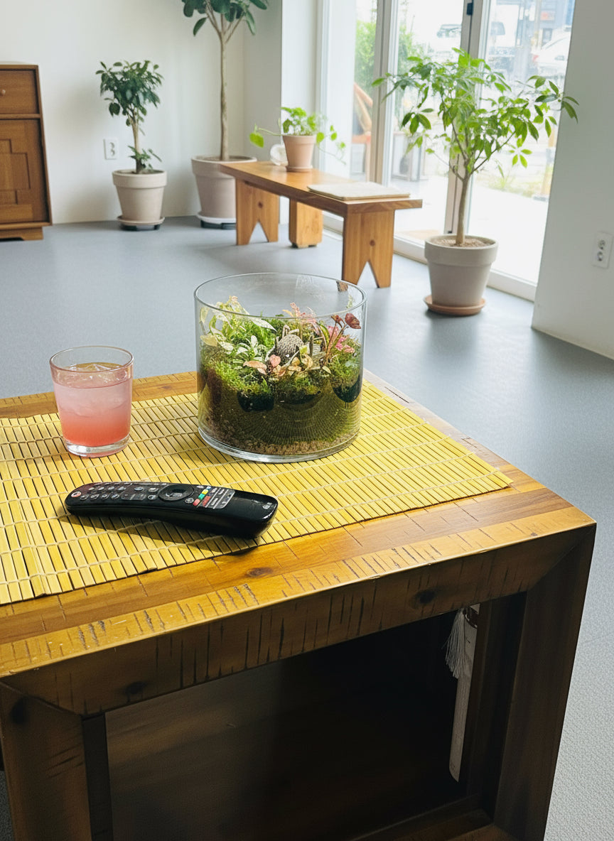 Golden Bridge & Cottage Terrarium