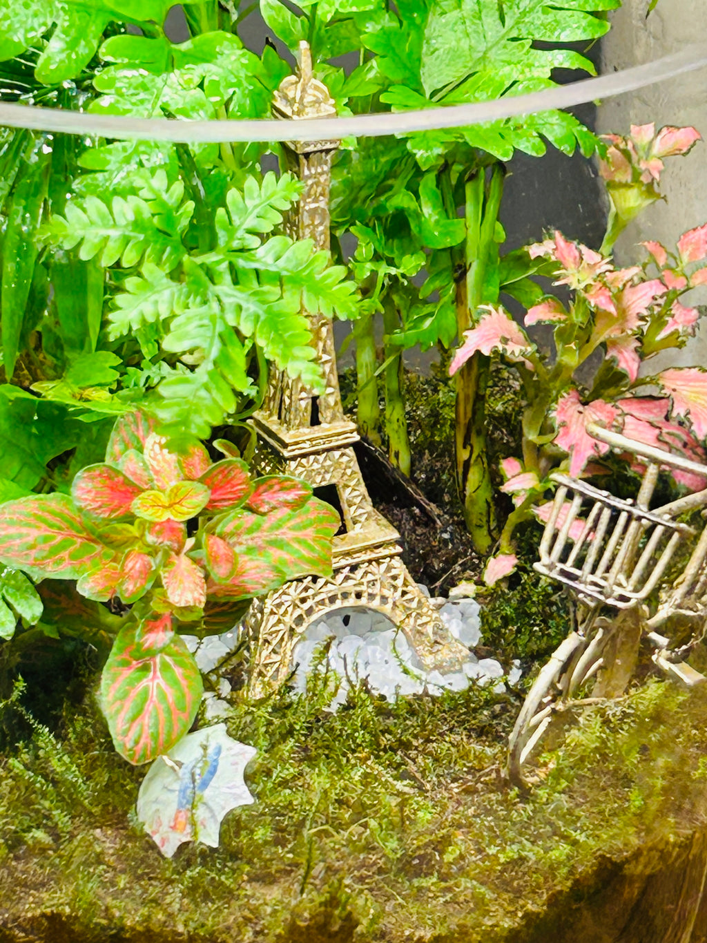 Paris Terrarium-Eiffel Tower Miniature Garden Handmade Gift Sydney