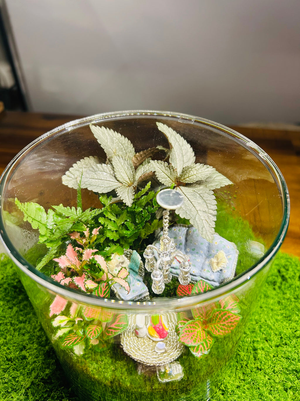 Luxury Living Room Terrarium Gift | Handmade Miniature Garden for Living Room Decor Sydney